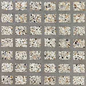 Gạch bông đá mài terrazzo mosaic 60x60 VTMS60-2033-002