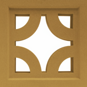 Gạch bông gió bông gió màu 19x19 Y-VCB-005