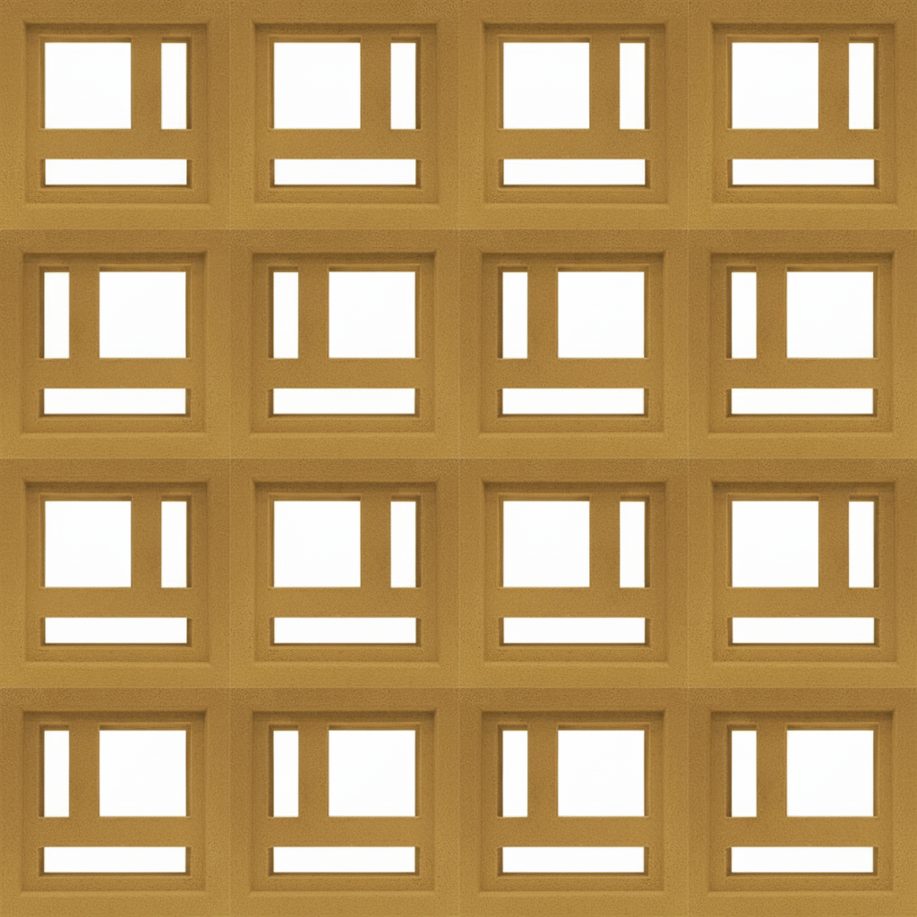 Gạch bông gió bông gió màu 19x19 Y-VCB-009 - Ảnh 4