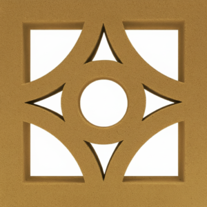 Gạch bông gió bông gió màu 19x19 Y-VCB-020