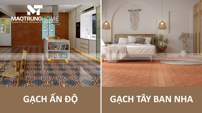 Gạch nhập khẩu Ấn Độ và Tây Ban Nha