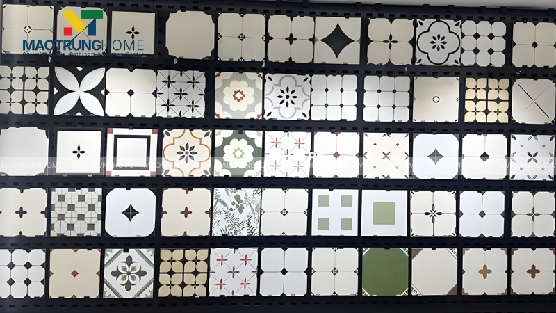Mẫu gạch bông porcelain hiện đại