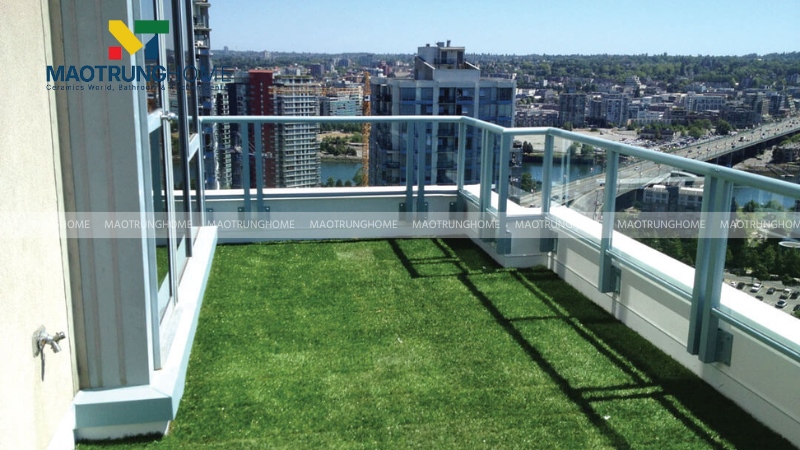 Gạch cỏ cho khu vực ban công và sân thượng (Mẫu 7)