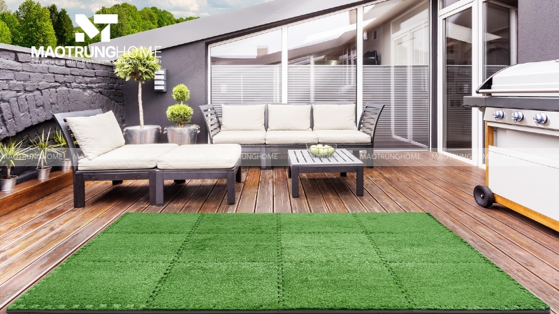 Gạch cỏ cho khu vực ban công và sân thượng (Mẫu 3)