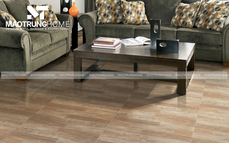 Bề mặt men matt nhám mịn giúp phòng ngủ thêm phần gần gũi