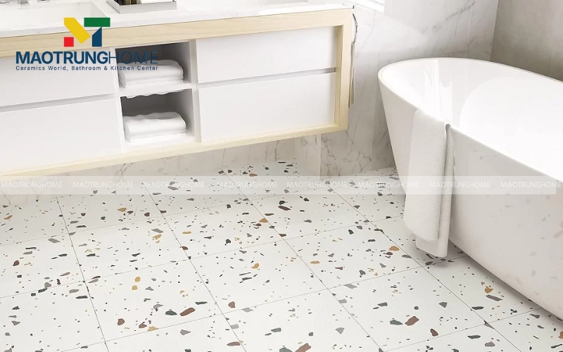 Gạch sân vườn 40x40 với hiệu ứng in 3D sinh động như thật