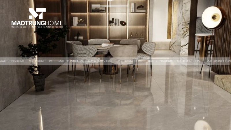 Gạch porcelain kích thước 60x120 (loại gạch có kết cấu đặc, ít hút nước)