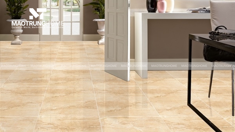 Gạch vân đá Marble vàng kem