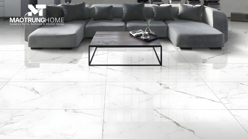 Mẫu gạch vân đá Marble trắng
