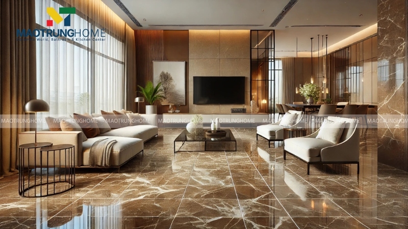 Mẫu gạch vân đá màu hổ phách