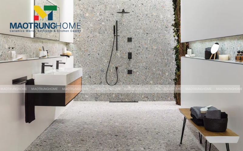 Điểm nhấn ấn tượng từ các mẫu gạch bông nhám phong cách Vintage