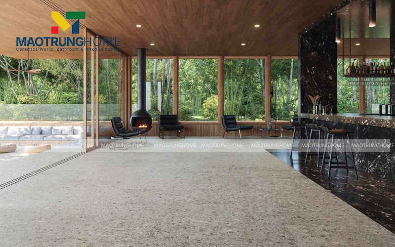 Sáng tạo không gian sống với gạch bông nhám 