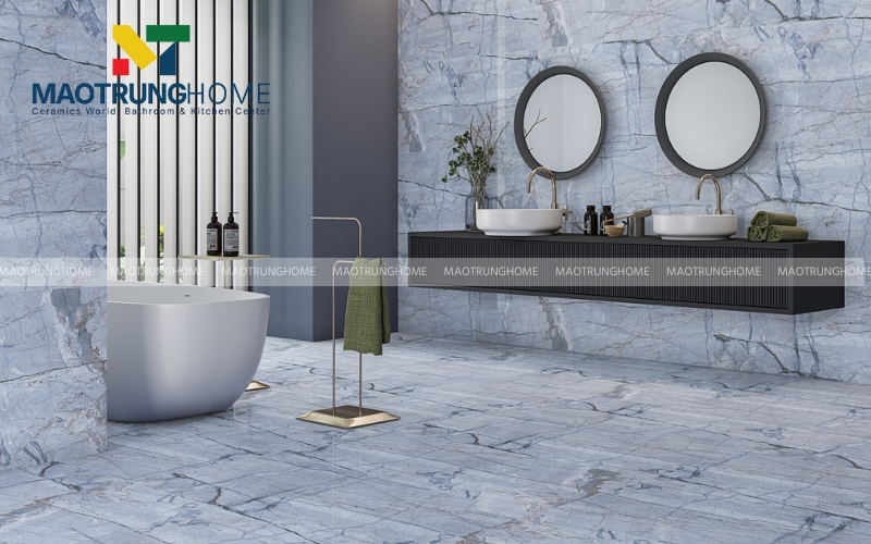 Nên chọn gạch có kích thước nhỏ như 30x30cm