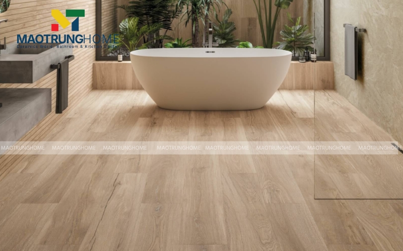 Gạch vân gỗ nhám mờ là lựa chọn lý tưởng