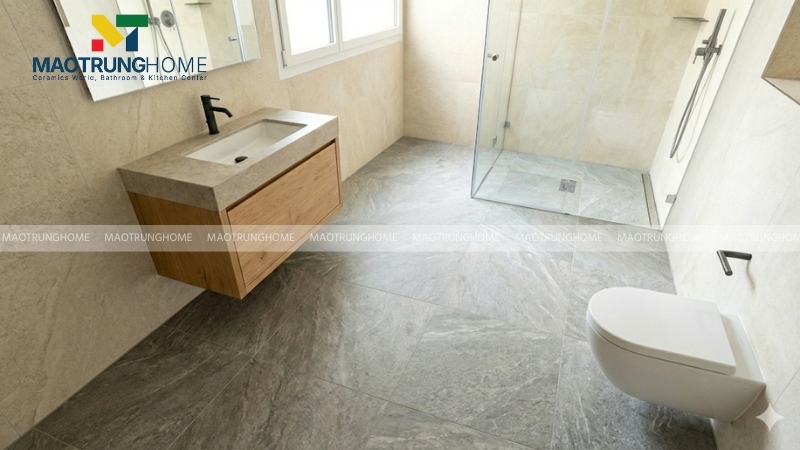 Gạch màu trung tính không bị lỗi mốt theo thời gian