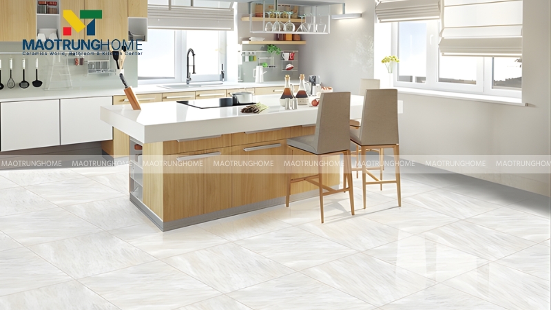 Mẫu gạch lát nền 60x60 cho khu vực nhà bếp