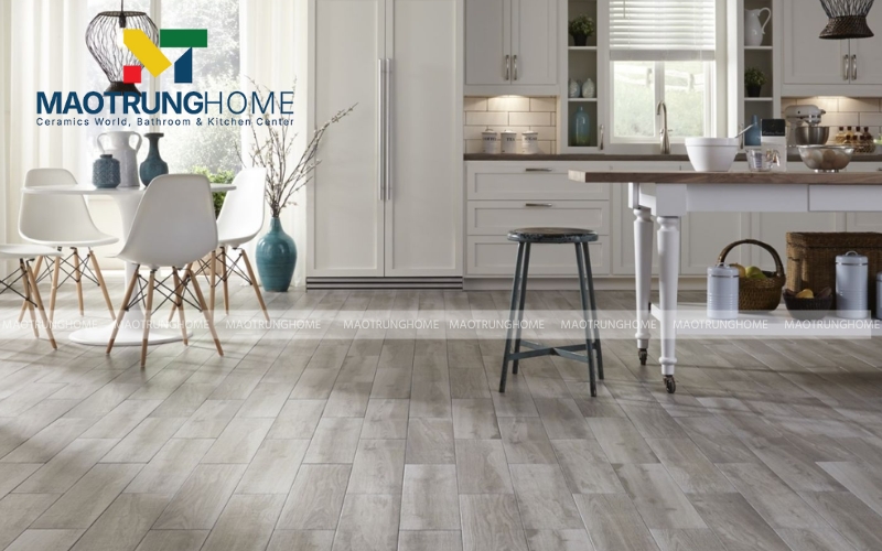 Cách lát gạch giả gỗ phổ biến nhất trong các công trình nhà ở