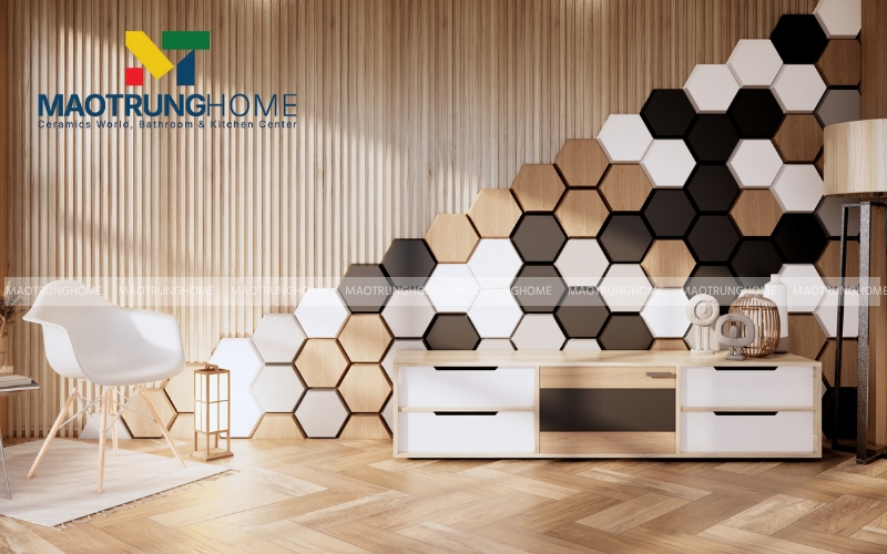 Lát xương cá Herringbone xu hướng dẫn đầu không gian cao cấp 2025