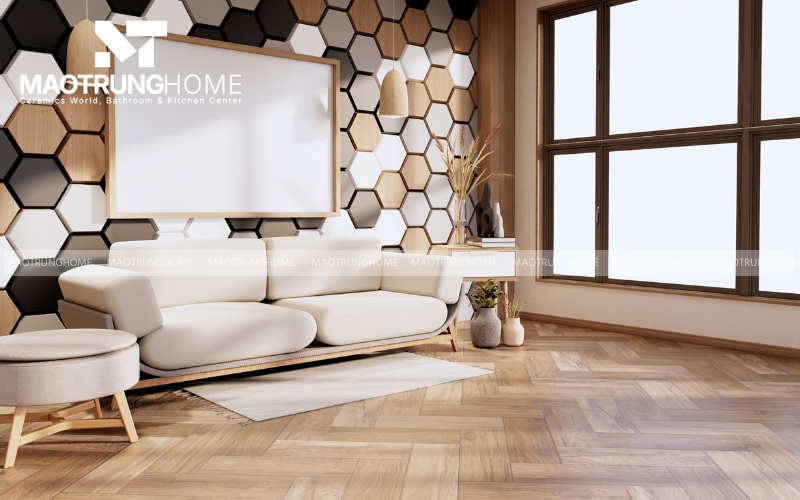 Nâng tầm giá trị công trình với kỹ thuật lát gạch xương cá tỉ mỉ