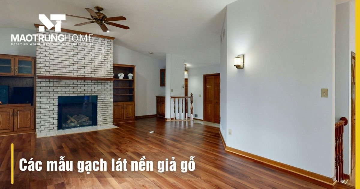 Các mẫu gạch giả gỗ