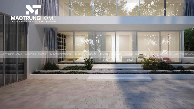 Gạch INAX họa tiết xi măng và phong cách hiện đại (Mẫu 6)