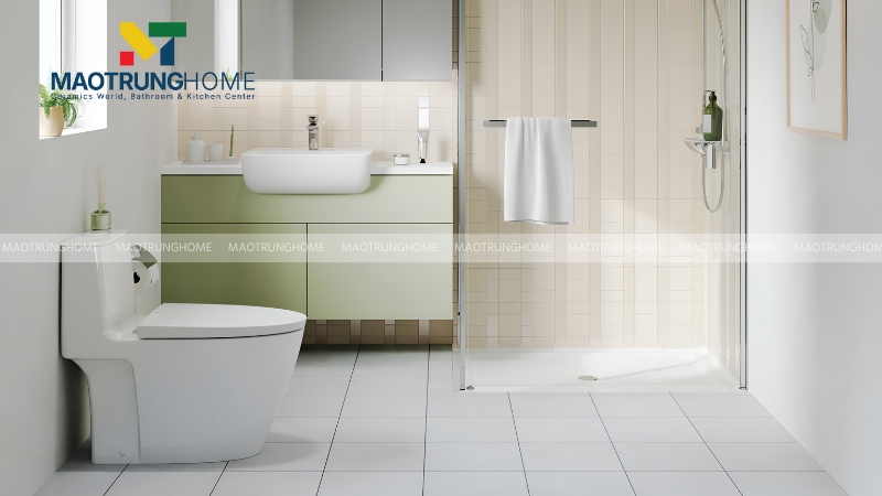 Kích thước gạch INAX 300x300 mm cho nhà vệ sinh