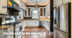 Các mẫu gạch màu nâu đất