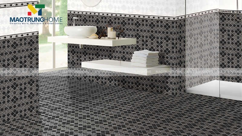 Mẫu gạch Mosaic lát phòng tắm