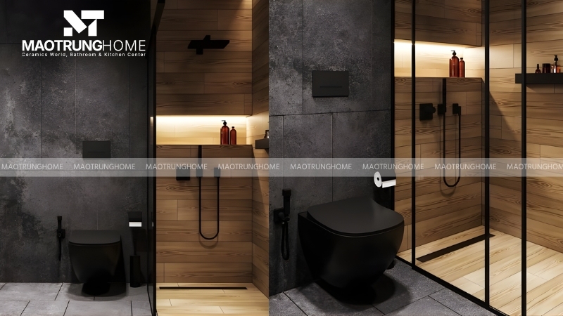 Mẫu gạch giả gỗ mang lại cảm giác ấm cúng