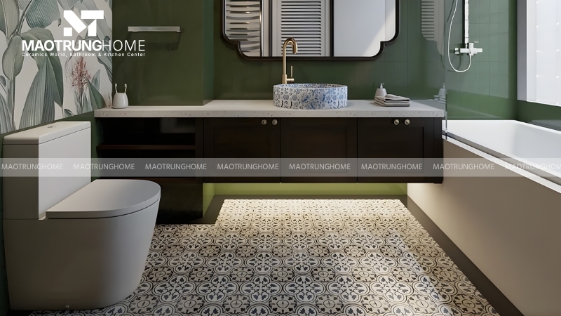 Mẫu gạch bông trang trí tạo điểm nhấn nghệ thuật