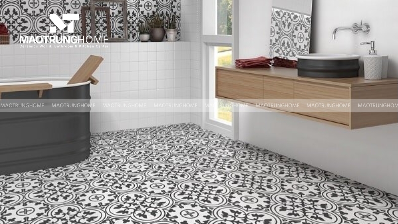 Gạch bông và họa tiết hình học