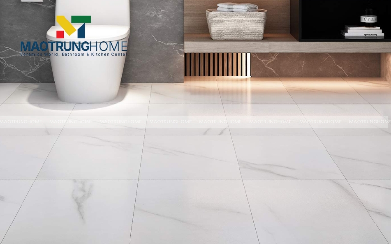 Gạch lát nền vân đá chống trơn giúp đảm bảo an toàn cho gia đình