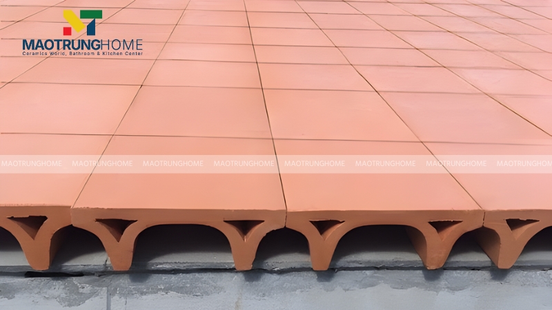 Mẫu gạch chống nóng chuyên dụng cho sân thượng