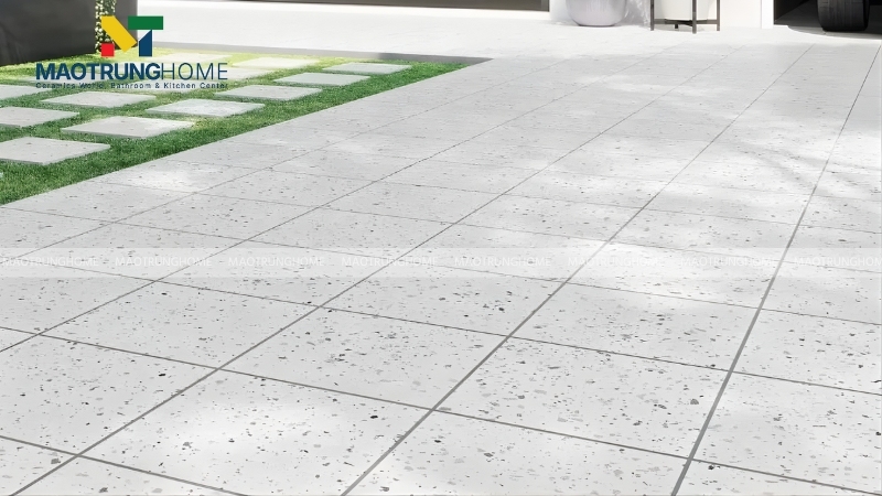 Gạch terrazzo giúp không gian trở nên sinh động