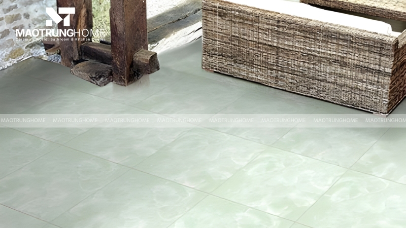Tông màu xanh ngọc được ứng dụng để tạo ra sự cân bằng về thị giác