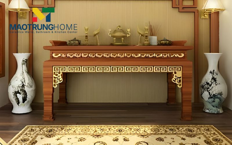 Gạch thảm cho phòng thờ