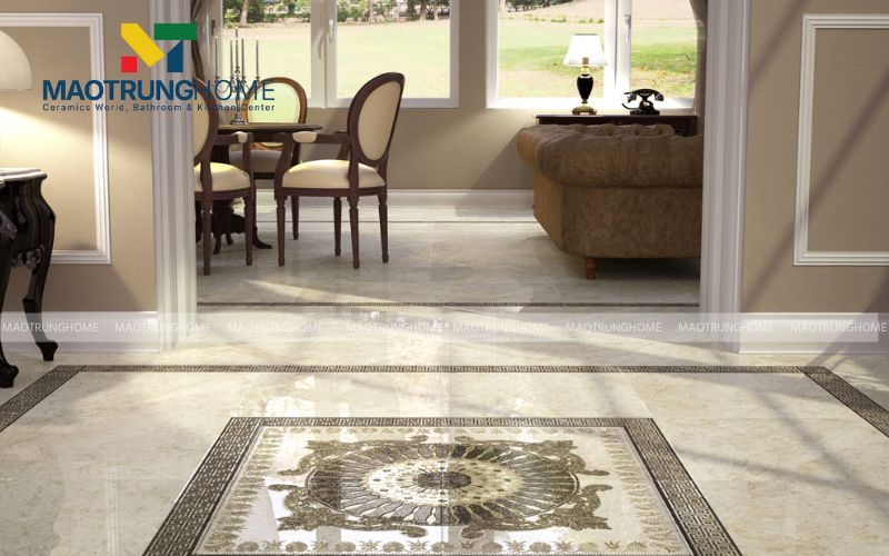 Nghệ thuật sắp đặt hoa văn cổ điển nâng tầm đẳng cấp biệt thự Pháp