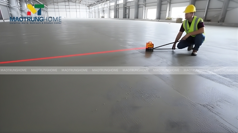 Bạn nên sử dụng máy cân bằng laser để đo độ phẳng