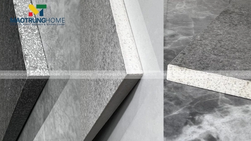 Gạch khổ lớn có khả năng che lấp các khuyết điểm nhỏ về độ phẳng của nền cũ