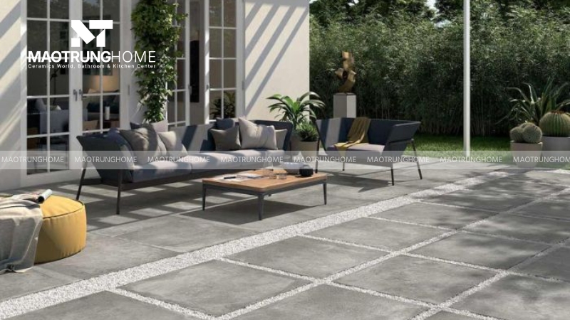 Kích thước gạch tương xứng với diện tích