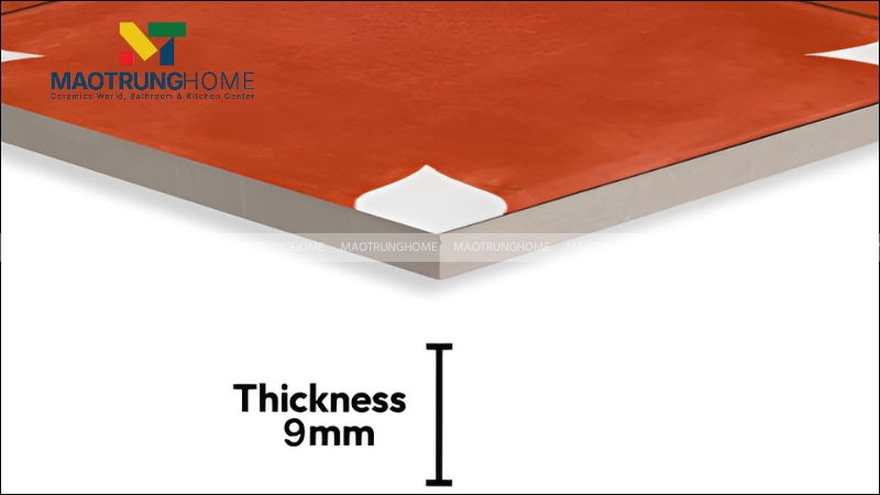 Độ dày gạch khổ lớn 100x100 và 60x120