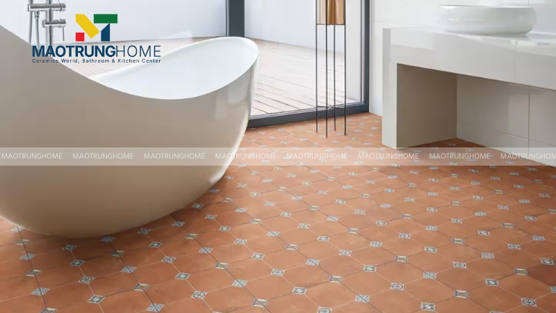 Chọn gạch Ceramic phổ thông cho nhà vệ sinh