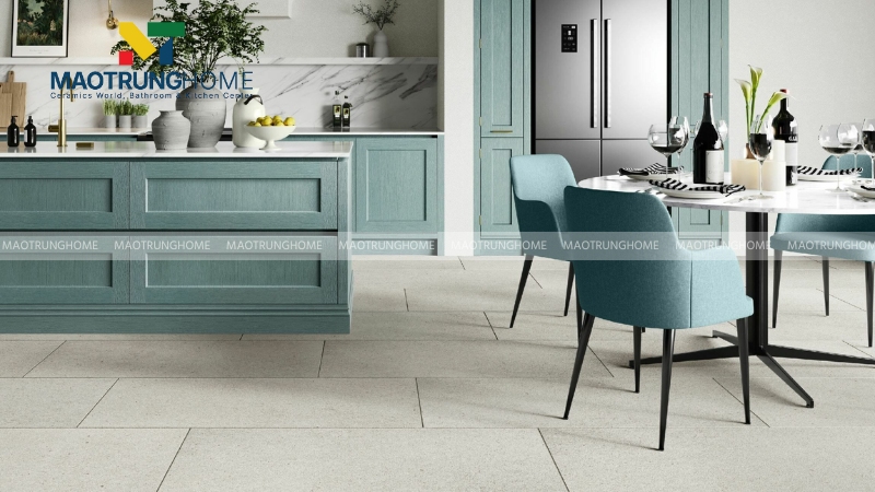 Lựa chọn màu gạch cho khu vực nhà bếp và phòng tắm