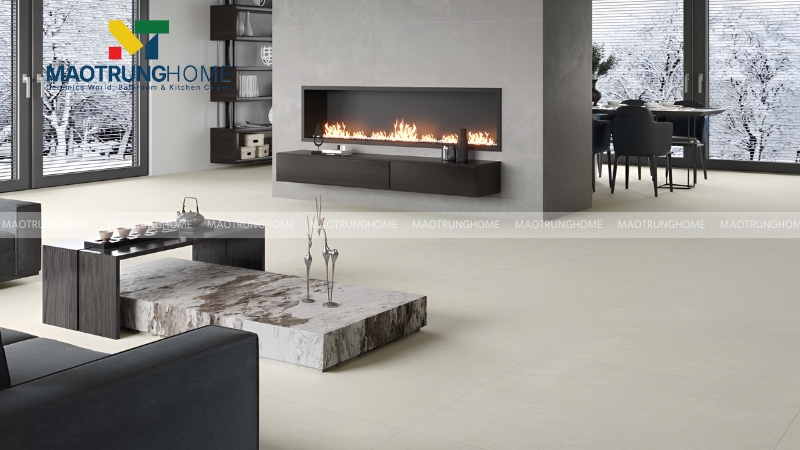 Mẫu gạch men mờ chống trơn cho không gian hiện đại (Mẫu 6)