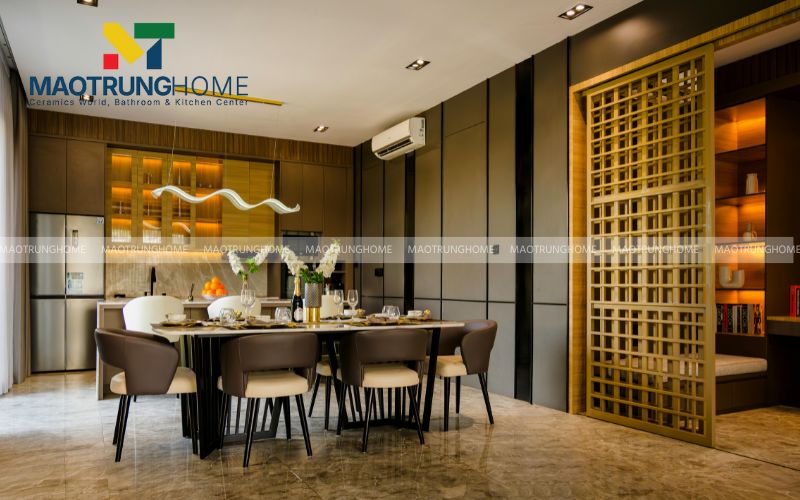Biến biệt thự trở nên bừng sáng với mẫu gạch vân đá cẩm thạch 80x80