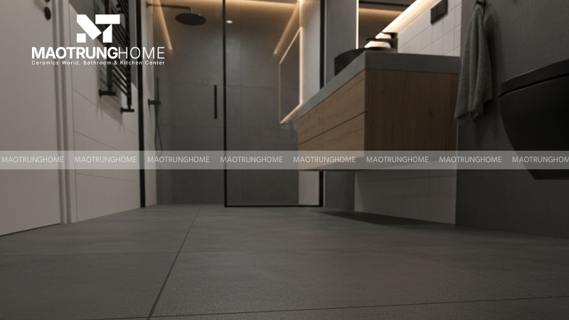 Gạch đen nhám chống trơn trượt (Mẫu 3)