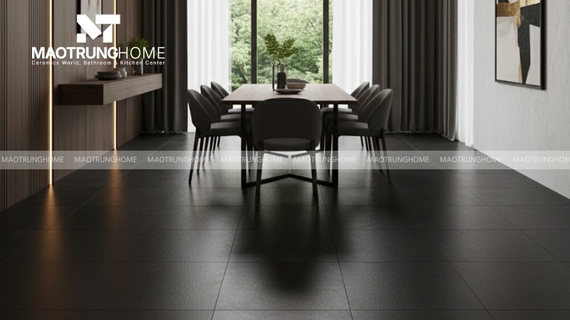 Gạch đen nhám chống trơn trượt (Mẫu 4)