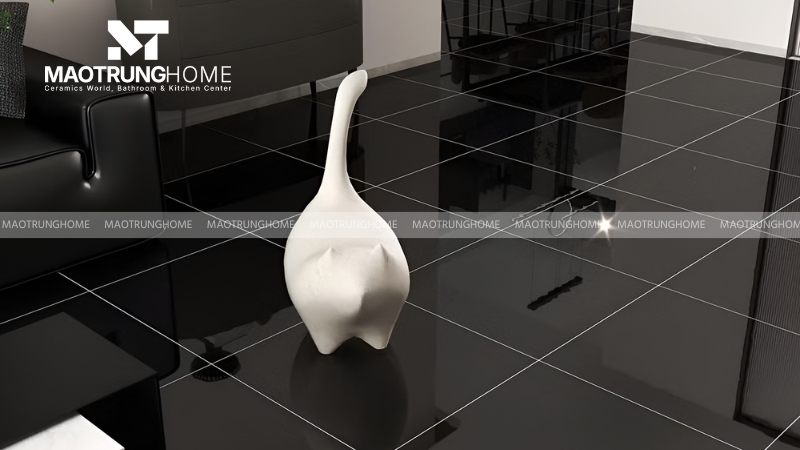 Gạch đen bóng kiếng hiện đại (Mẫu 1)