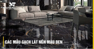 Các mẫu gạch lát nền màu đen đẹp: Sang trọng và hiện đại 2026