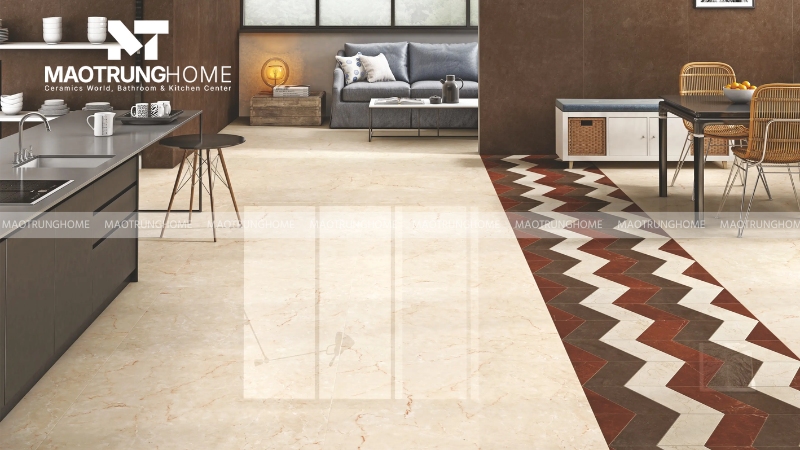 Mẫu gạch mỡ gà vân đá marble đẳng cấp (Mẫu 1)